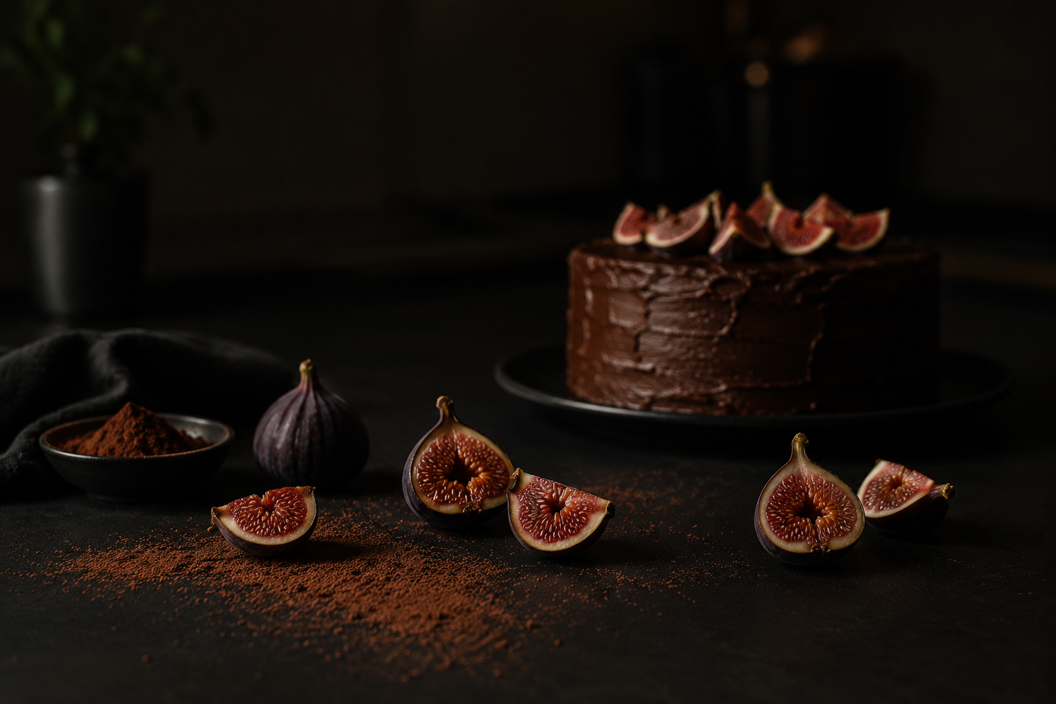 Hands finishing a cake